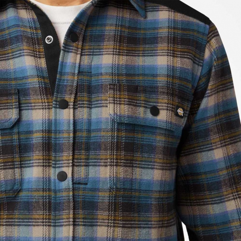 Dickies Heavyweight Brawny Flannel Shirt Southern Fall Plaid | CZ0001275