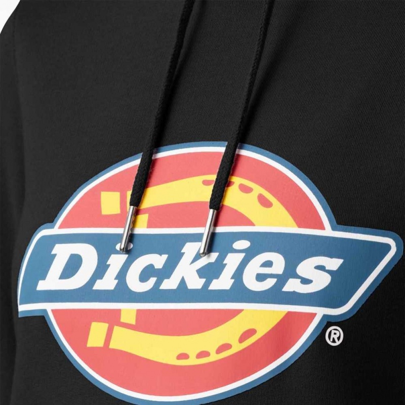 Dickies Heavyweight Logo Hoodie Černé | CZ0001847