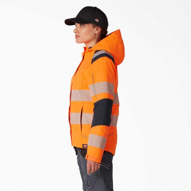 Dickies Hi Vis Insulated Performance Jacket Oranžové | CZ0001786