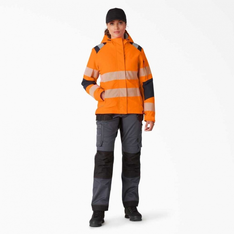 Dickies Hi Vis Insulated Performance Jacket Oranžové | CZ0001786