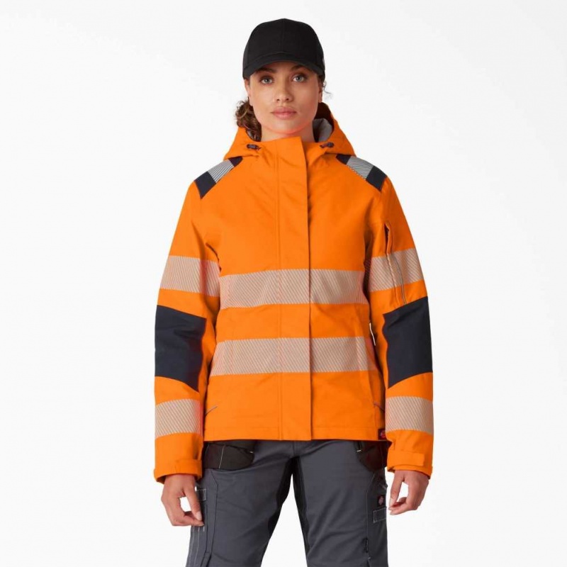 Dickies Hi Vis Insulated Performance Jacket Oranžové | CZ0001786