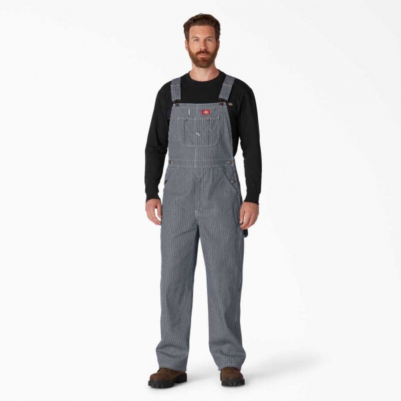 Dickies Hickory Stripe Bib Overalls Hickory Stripe | CZ0002476