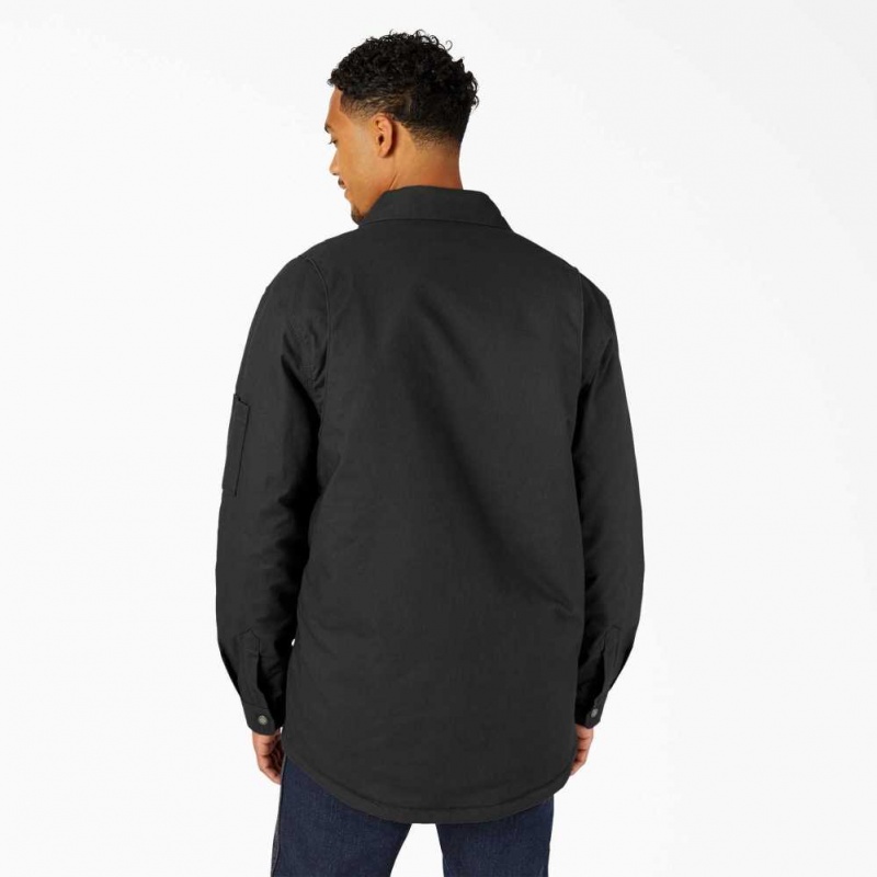 Dickies Hydroshield Duck Shirt Jacket Černé | CZ0001300