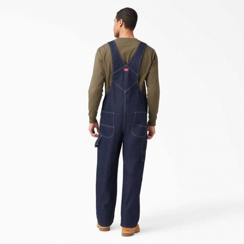 Dickies Indigo Bib Overalls Indigo Blankyt | CZ0002477