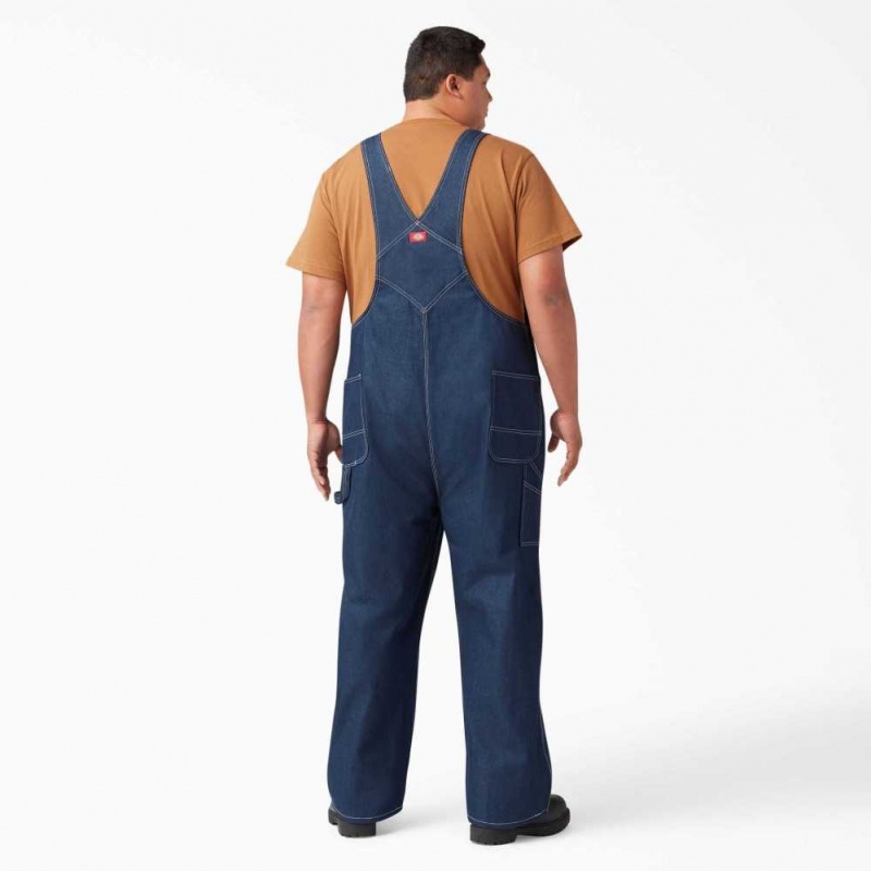 Dickies Indigo Bib Overalls Indigo Blankyt | CZ0002477