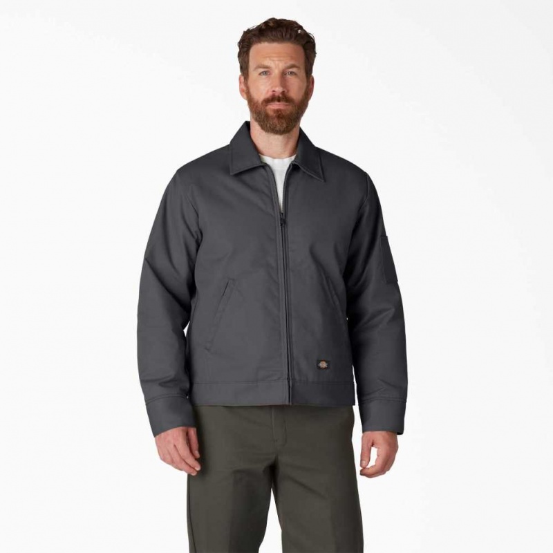 Dickies Insulated Eisenhower Jacket Charcoal Gray | CZ0001736