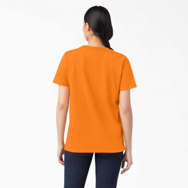 Dickies Krátké Sleeve Heavyweight T-Shirt Oranžové | CZ0000922