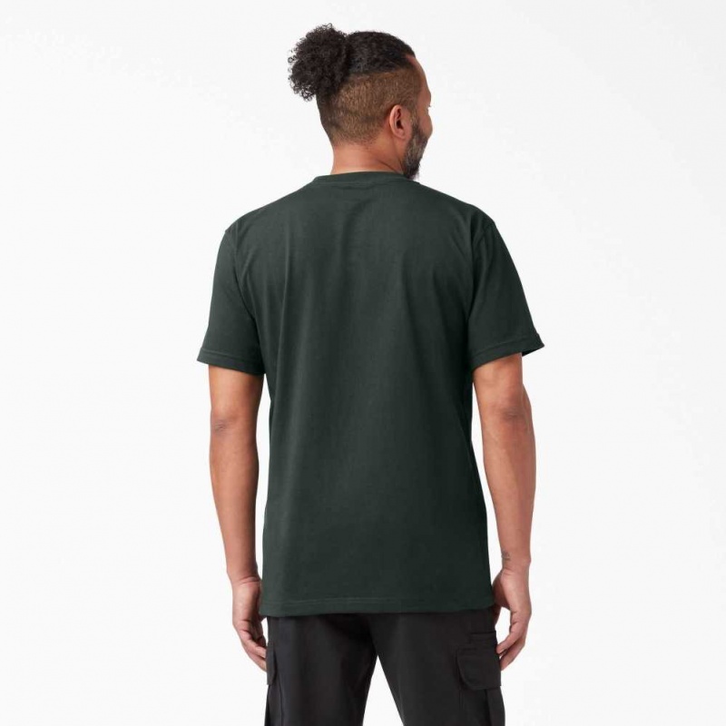 Dickies Krátké Sleeve Heavyweight T-Shirt Zelene | CZ0000837