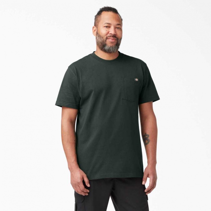 Dickies Krátké Sleeve Heavyweight T-Shirt Zelene | CZ0000837