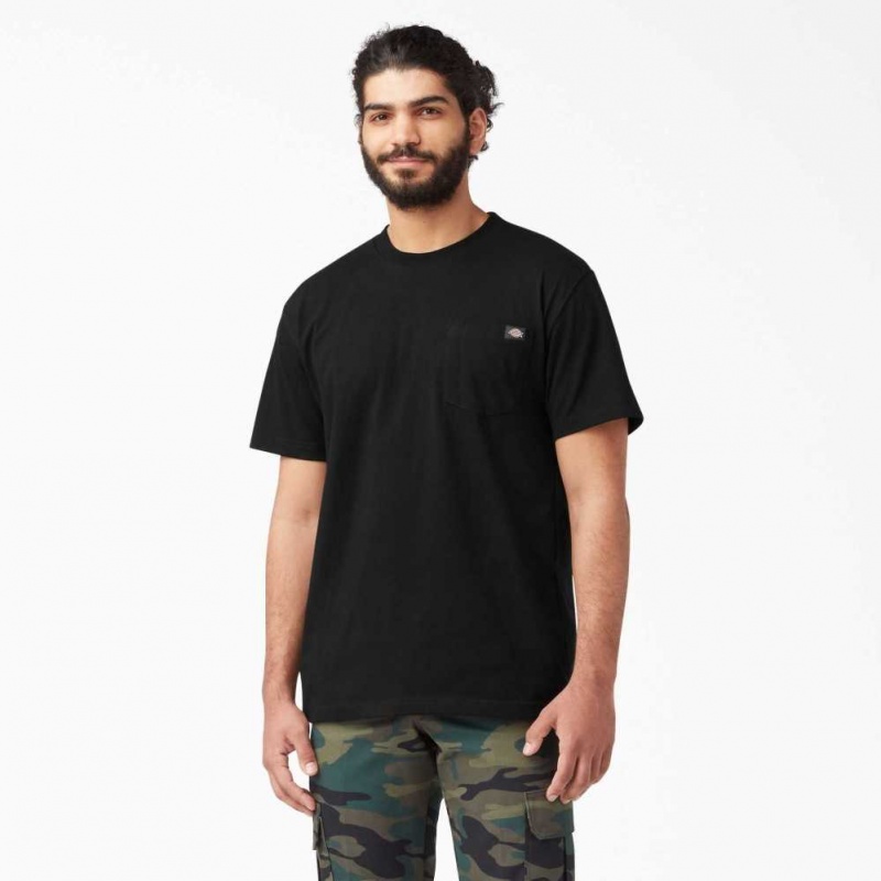 Dickies Krátké Sleeve Heavyweight T-Shirt Černé | CZ0000547