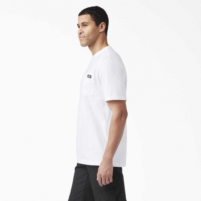 Dickies Krátké Sleeve Pocket T-Shirt Bílé | CZ0001017