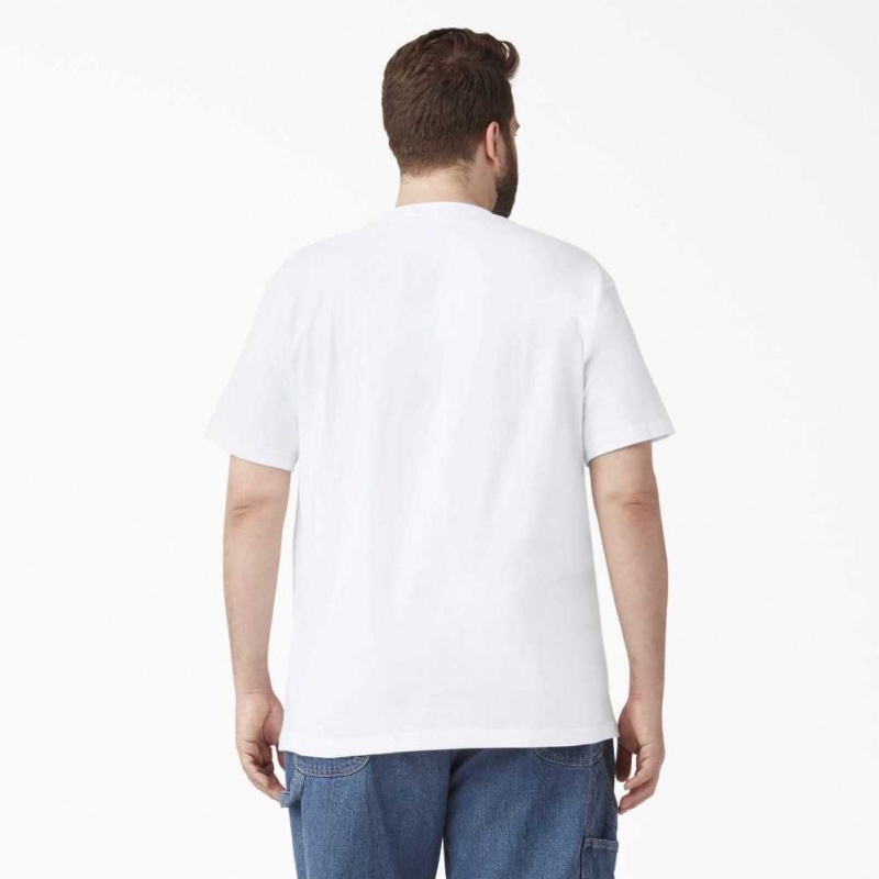 Dickies Krátké Sleeve Pocket T-Shirt Bílé | CZ0001017