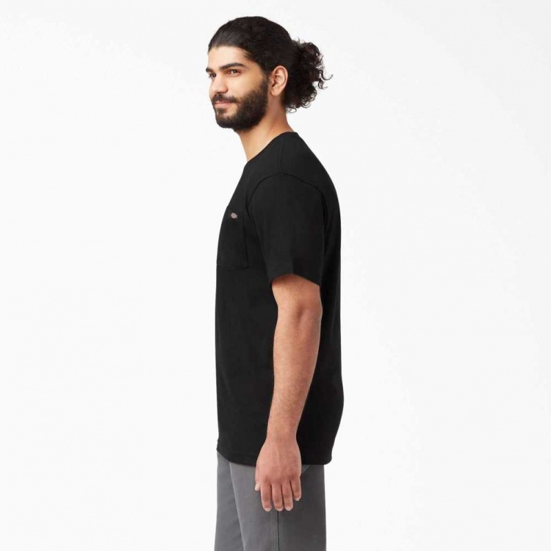 Dickies Krátké Sleeve Pocket T-Shirt Černé | CZ0000498