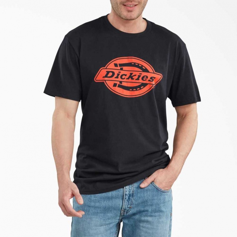 Dickies Krátké Sleeve Relaxed Fit Grafická T-Shirt Černé | CZ0001190