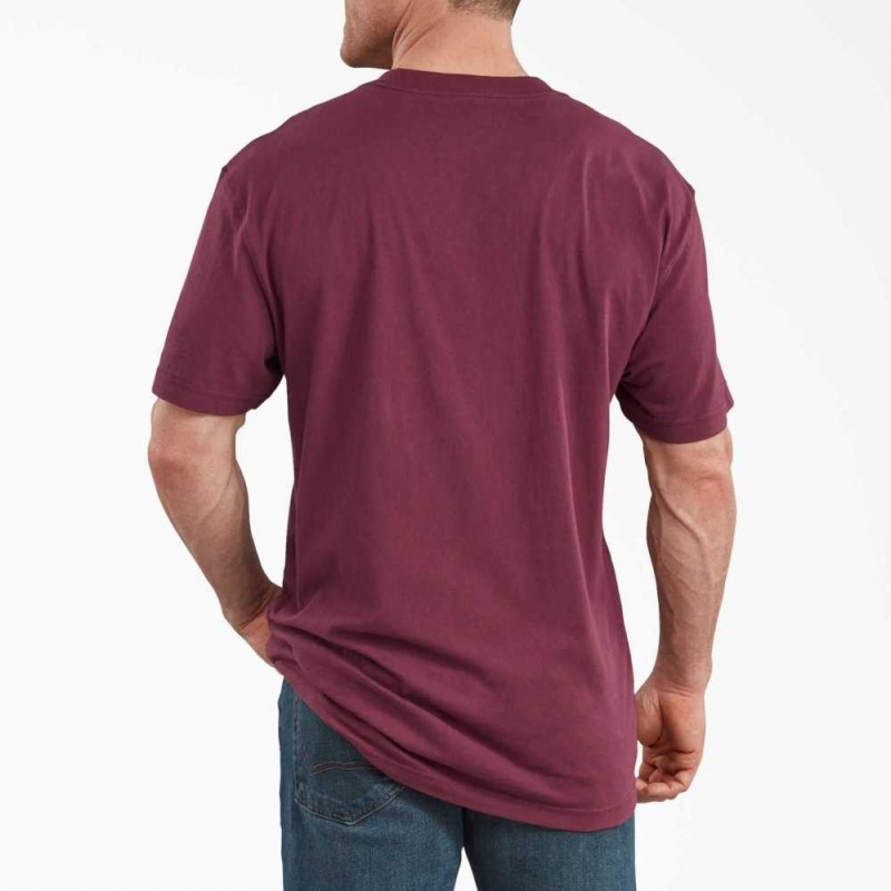 Dickies Krátké Sleeve Relaxed Fit Grafická T-Shirt Vínové | CZ0001202