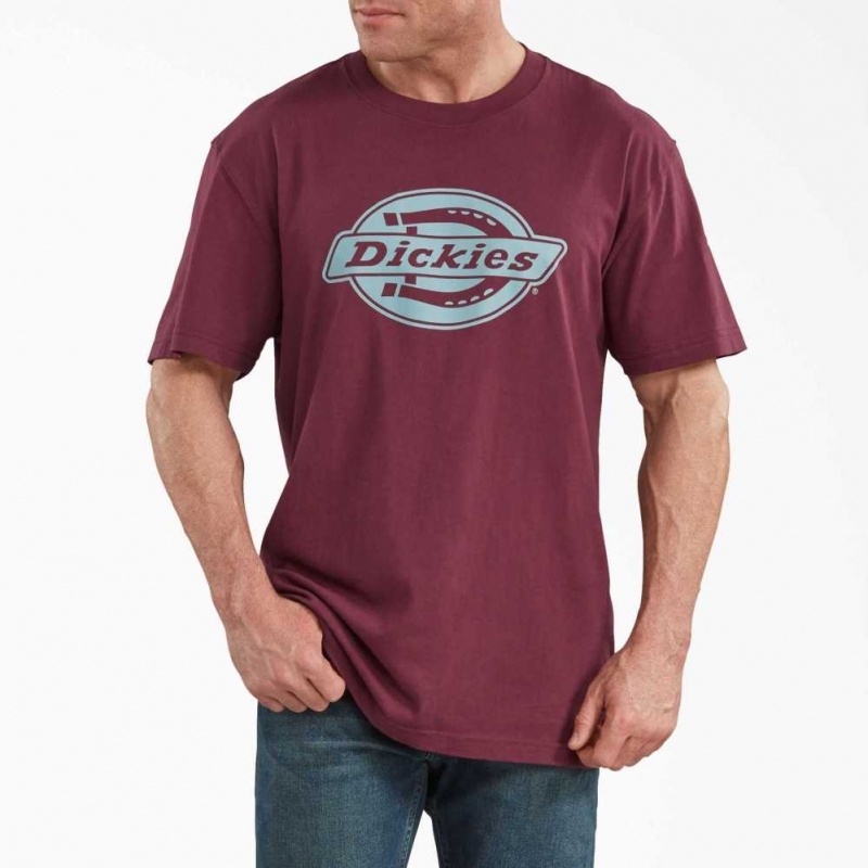 Dickies Krátké Sleeve Relaxed Fit Grafická T-Shirt Vínové | CZ0001202