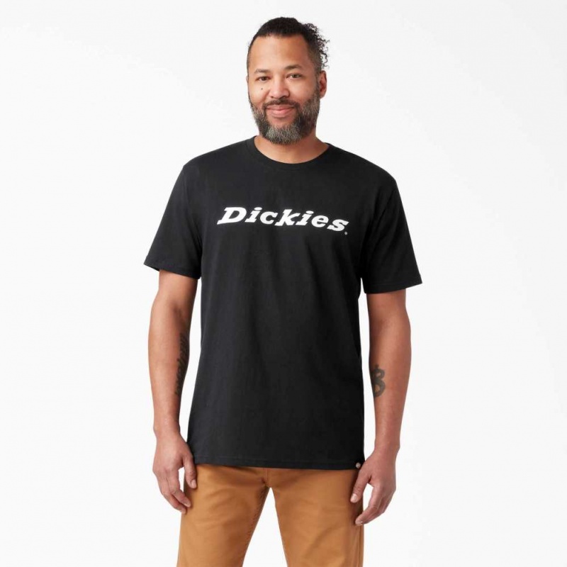 Dickies Krátké Sleeve Relaxed Fit Icon Grafická T-Shirt Černé | CZ0000549