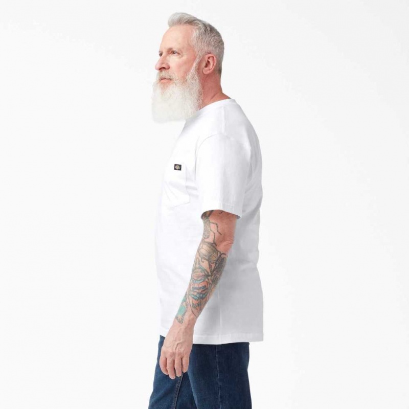 Dickies Krátké Sleeve Two Pack T-Shirts Bílé | CZ0001019