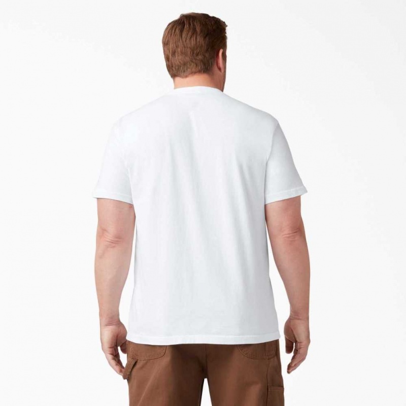 Dickies Krátké Sleeve Two Pack T-Shirts Bílé | CZ0001019