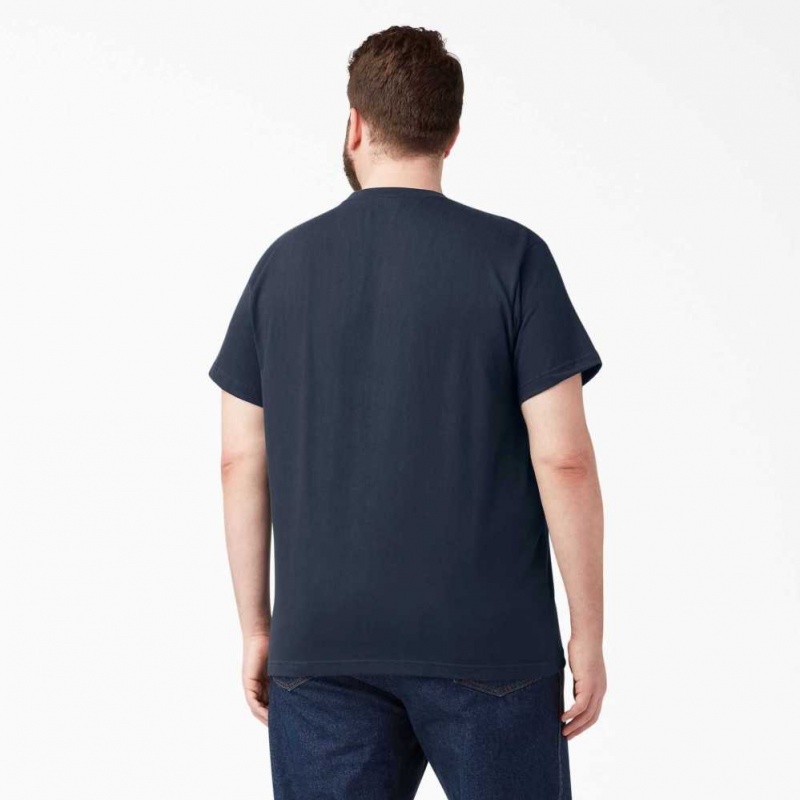 Dickies Krátké Sleeve Two Pack T-Shirts Tmavě Tmavě Blankyt | CZ0000708