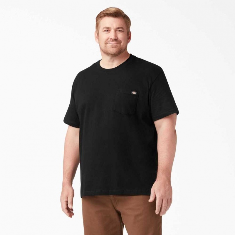 Dickies Krátké Sleeve Two Pack T-Shirts Černé | CZ0000551