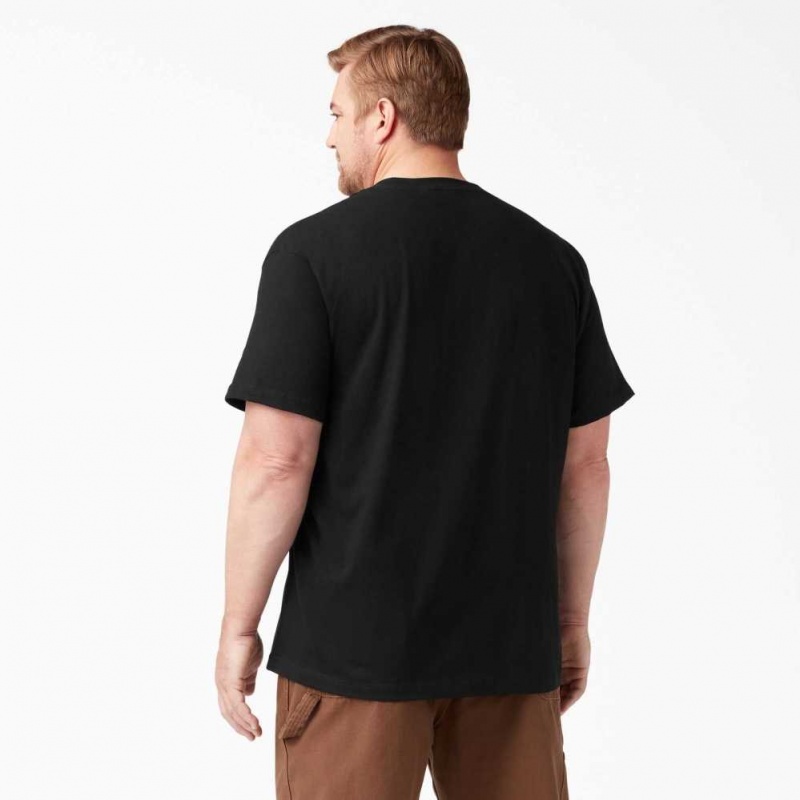 Dickies Krátké Sleeve Two Pack T-Shirts Černé | CZ0000551