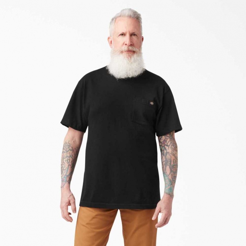 Dickies Krátké Sleeve Two Pack T-Shirts Černé | CZ0000551