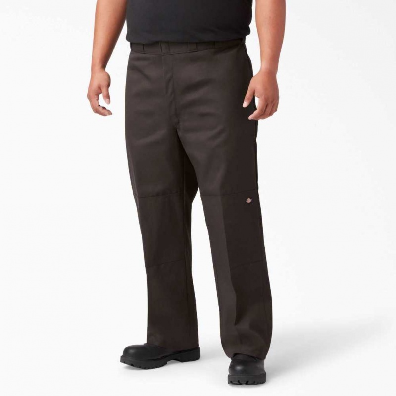 Dickies Loose Fit Double Knee Pracovní Pants Tmavě Hnědé | CZ0002129