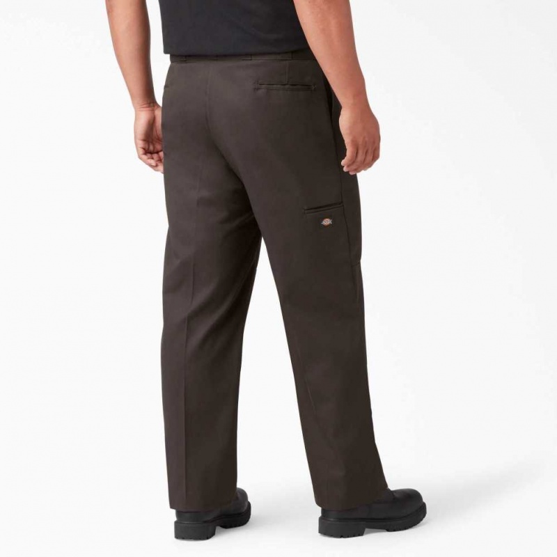 Dickies Loose Fit Double Knee Pracovní Pants Tmavě Hnědé | CZ0002129