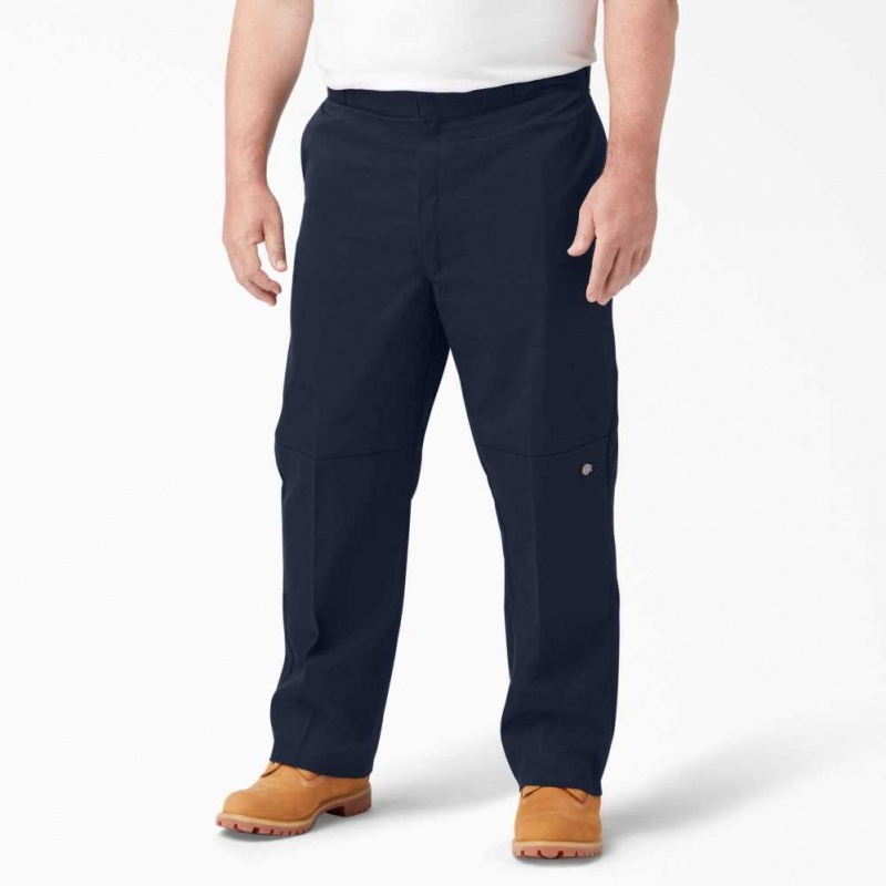 Dickies Loose Fit Double Knee Pracovní Pants Tmavě Tmavě Blankyt | CZ0002132