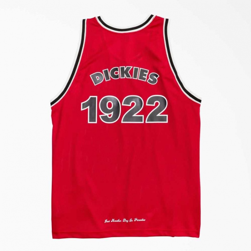 Dickies New York Sunshine x Dickies 100 Year Champion Jersey Červené | CZ0001231