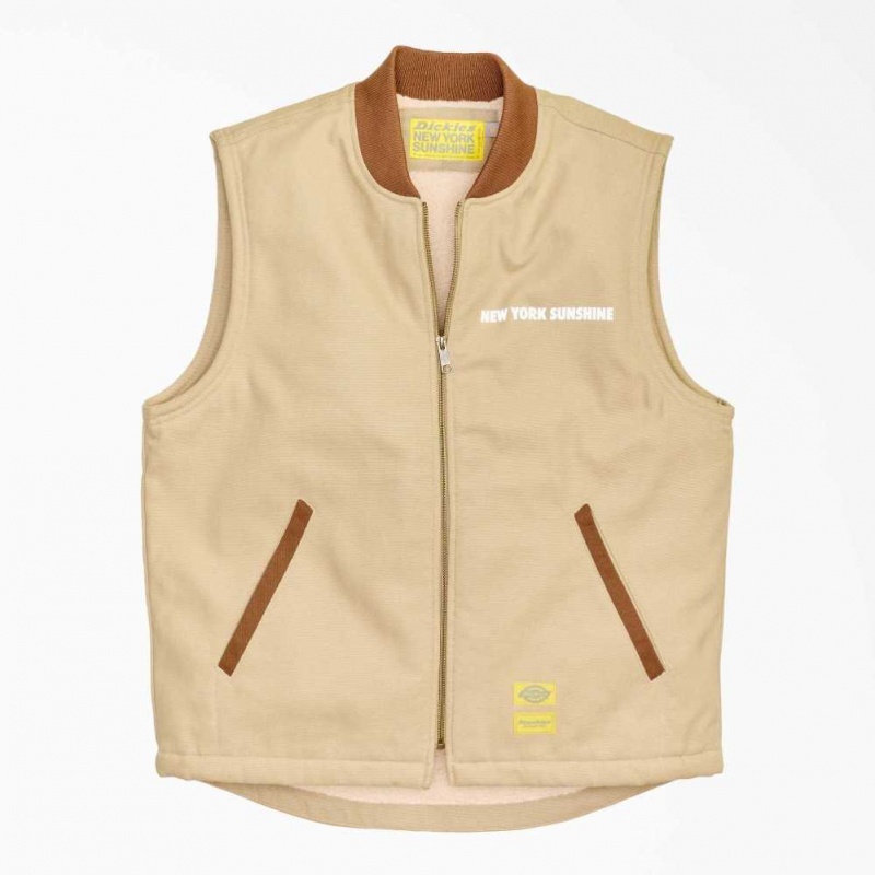 Dickies New York Sunshine x Dickies OG Install Team Vest Desert Sand | CZ0000320