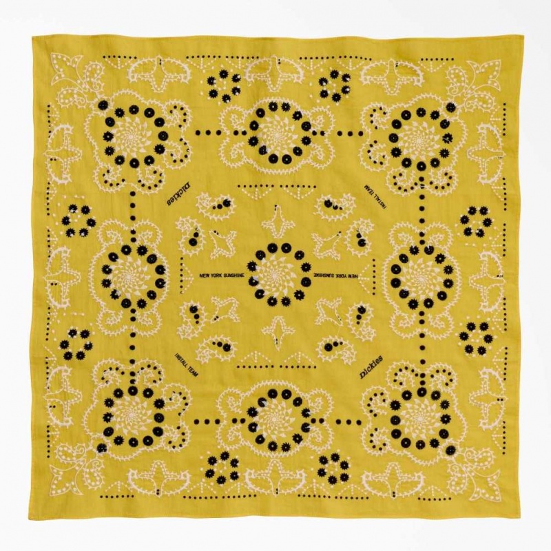 Dickies New York Sunshine x Dickies Table Saw Bandana Žluté | CZ0002094