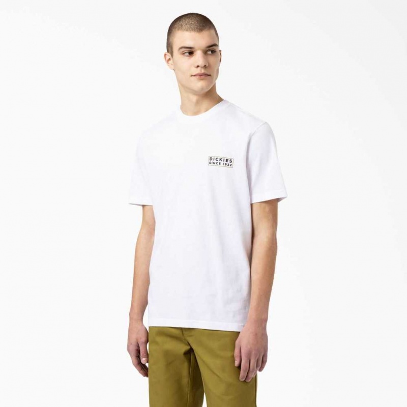 Dickies Pacific Grafická T-Shirt Bílé | CZ0001011