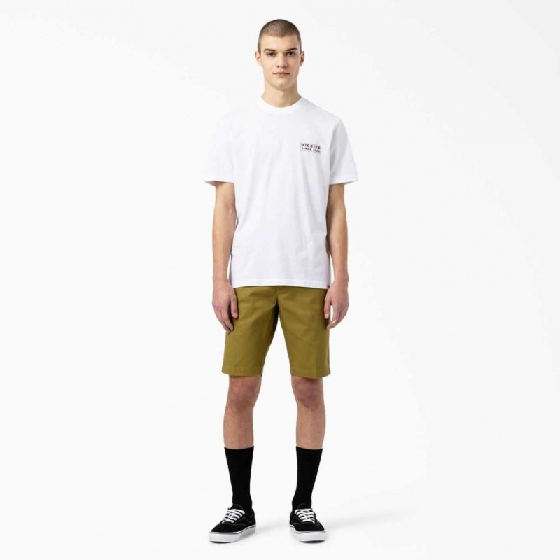 Dickies Pacific Grafická T-Shirt Bílé | CZ0001011