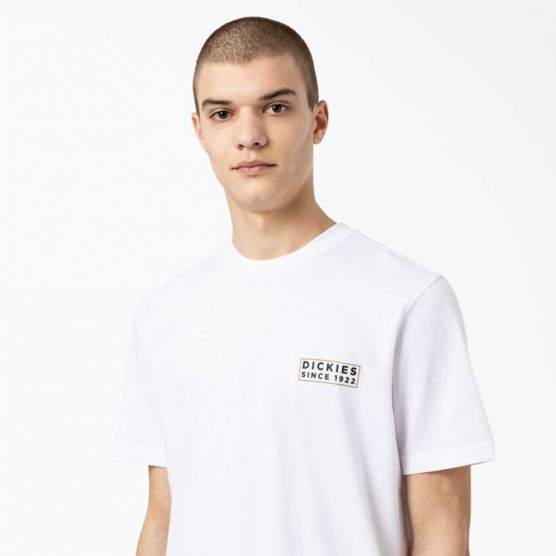 Dickies Pacific Grafická T-Shirt Bílé | CZ0001011