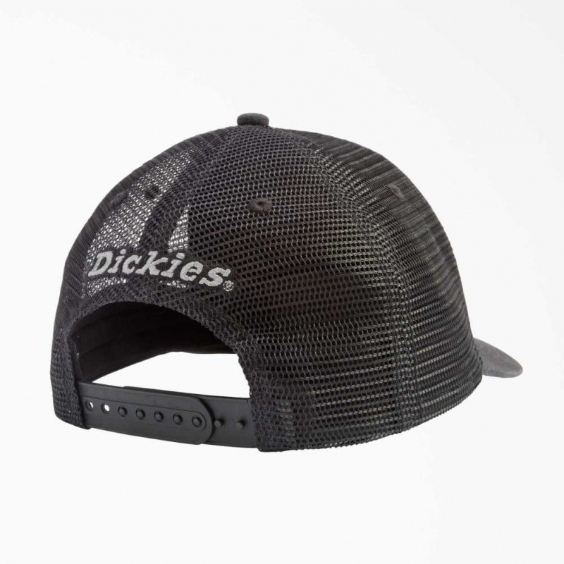 Dickies Platene Trucker Cap Černé | CZ0001978