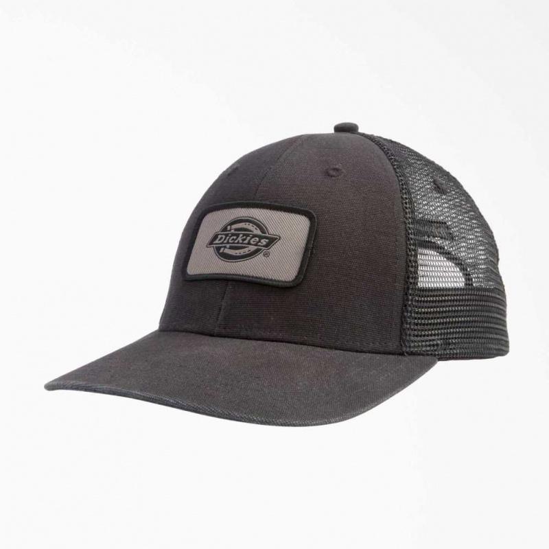 Dickies Platene Trucker Cap Černé | CZ0001978