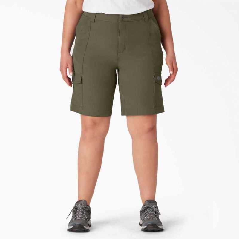 Dickies Plus Cooling Cargo Shorts, 10\