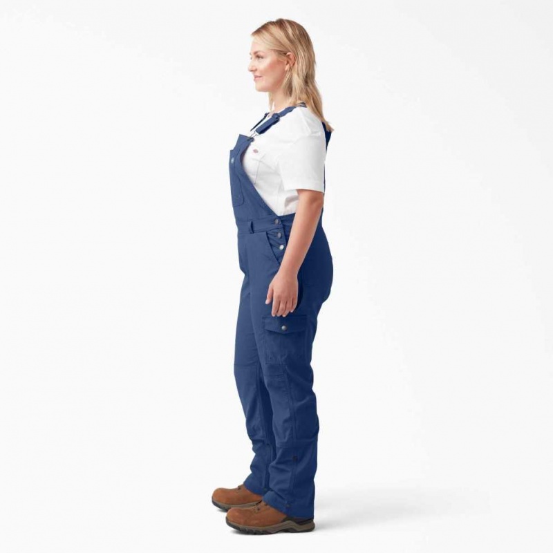 Dickies Plus Cooling Ripstop Bib Overalls Indigo | CZ0001595