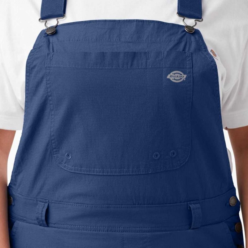 Dickies Plus Cooling Ripstop Bib Overalls Indigo | CZ0001595