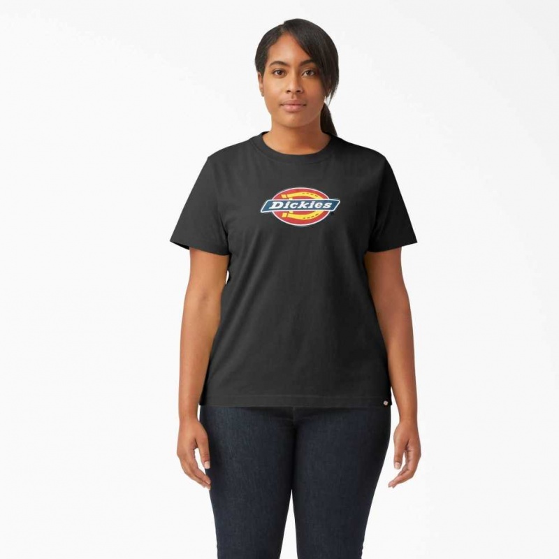 Dickies Plus Logo Grafická T-Shirt Černé | CZ0000570