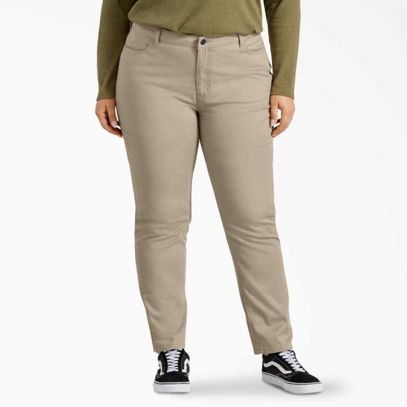 Dickies Plus Perfect Shape Hubená Fit Pants Regular | CZ0001498