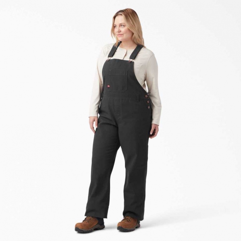 Dickies Plus Relaxed Fit Rovný Leg Bib Overalls Regular | CZ0001572