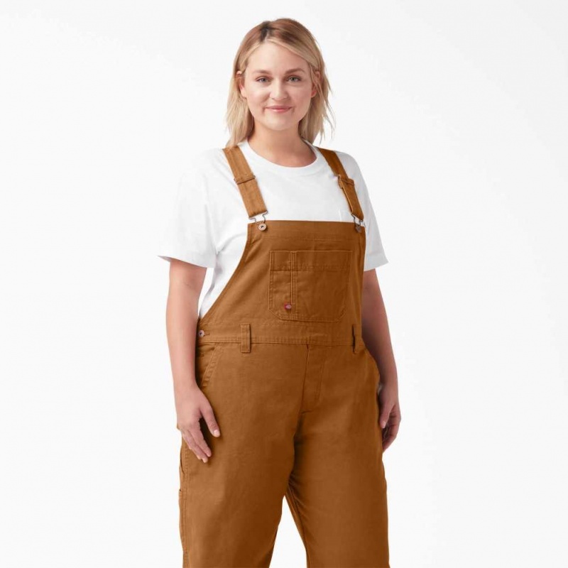 Dickies Plus Relaxed Fit Rovný Leg Bib Overalls Regular | CZ0001573