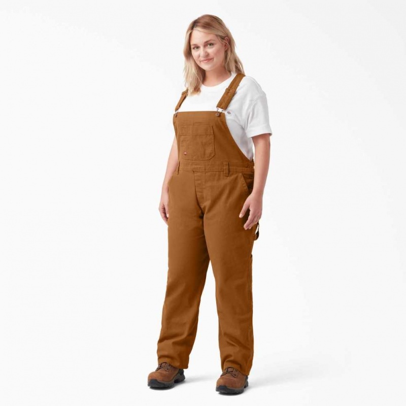 Dickies Plus Relaxed Fit Rovný Leg Bib Overalls Regular | CZ0001573