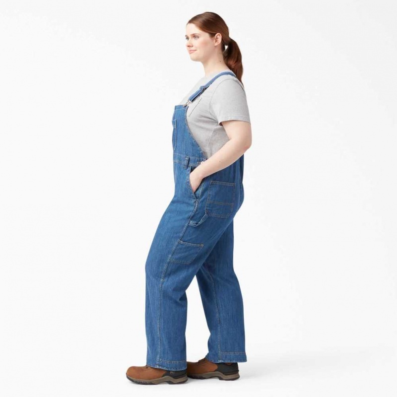 Dickies Plus Relaxed Fit Rovný Leg Bib Overalls Regular | CZ0001574