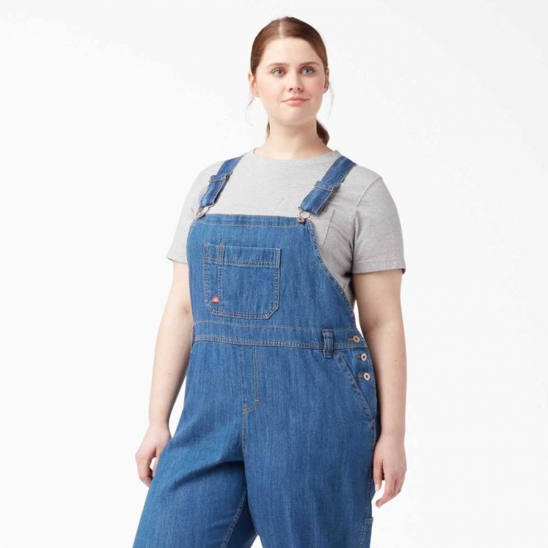 Dickies Plus Relaxed Fit Rovný Leg Bib Overalls Regular | CZ0001574