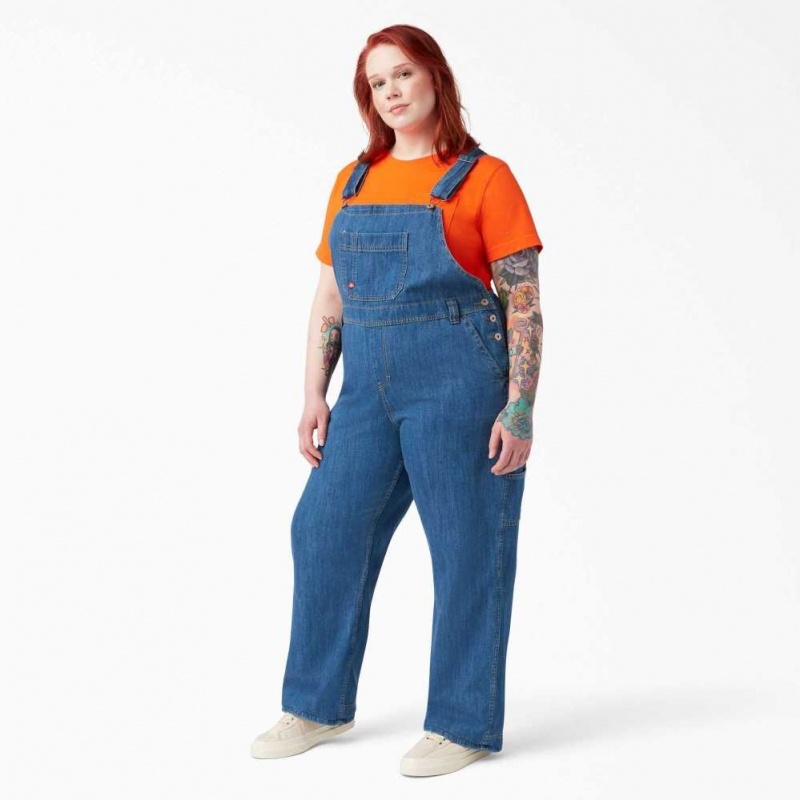 Dickies Plus Relaxed Fit Rovný Leg Bib Overalls Regular | CZ0001574