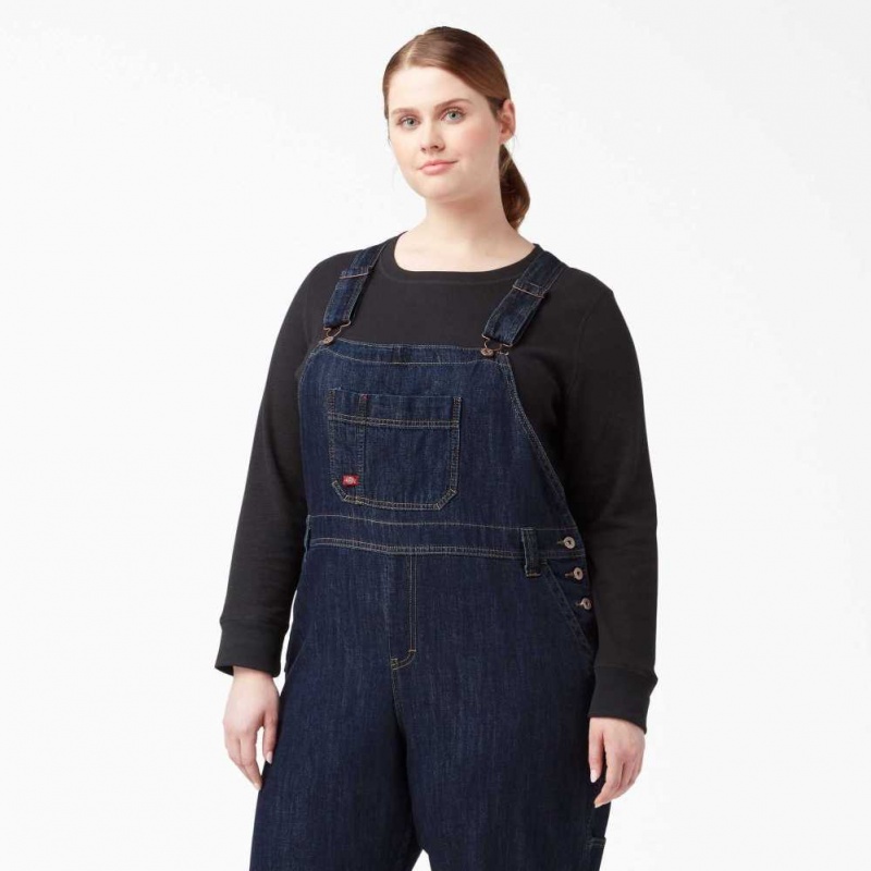 Dickies Plus Relaxed Fit Rovný Leg Bib Overalls Regular | CZ0001575